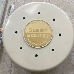 Hammacher Schlemmer Sleep Sound 2 Speed Adjustable white noise Machine EUC